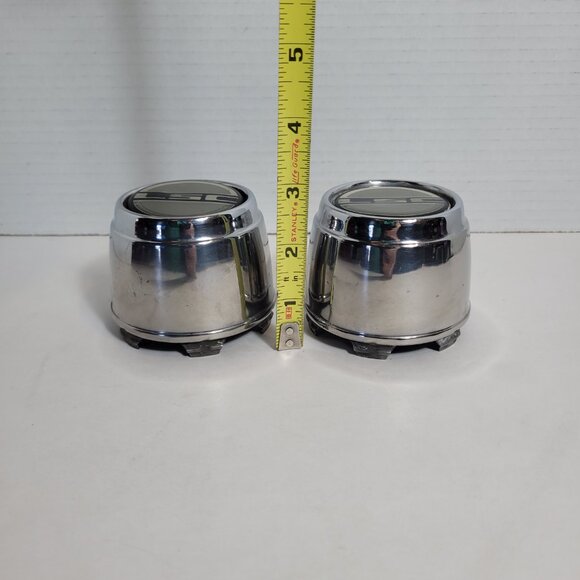 Lincoln Mark VII LSC 1988-1992 OEM Wheel Center Caps Chrome (Set of 2) - Picture 7 of 8